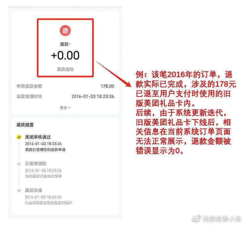 美团客服回应“退款未到账”：已修复退款信息滞后问题<strong></p>
<p>美股</strong>，将帮助用户追溯每一笔担心的订单