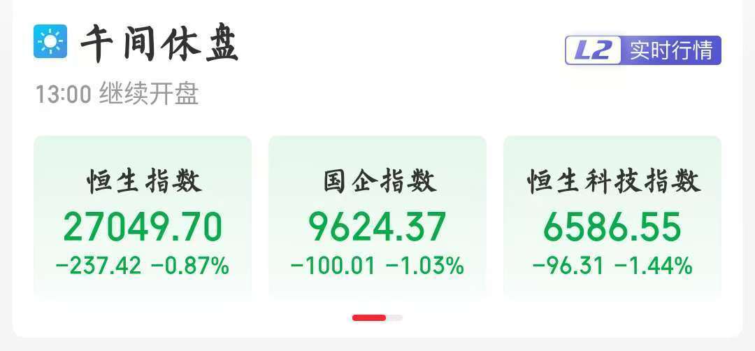 港股三大指数集体下挫<strong></p>
<p>美股加杠杆</strong>！新能源车企多数走弱
