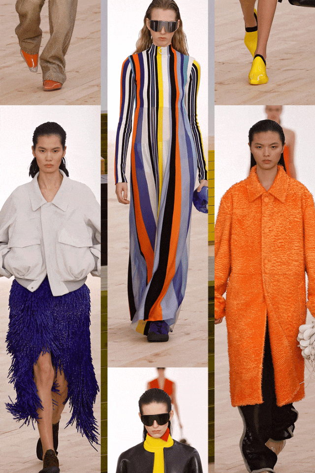 LOEWE新设计师首秀爆了<strong></p>
<p>美股期权价格</strong>，新配色太撩人！