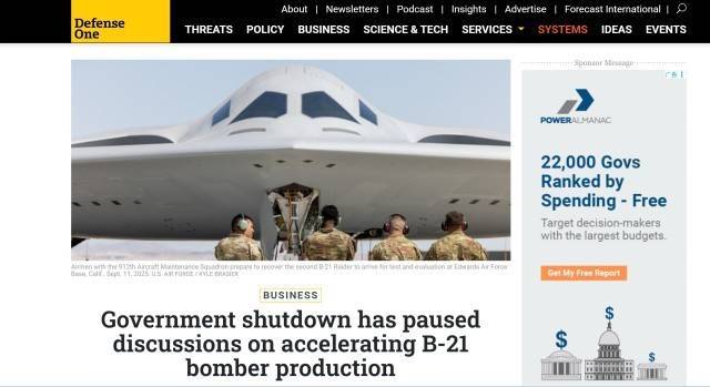 外媒：美国政府停摆<strong></p>
<p>小米股票</strong>，B-21轰炸机“迫降”