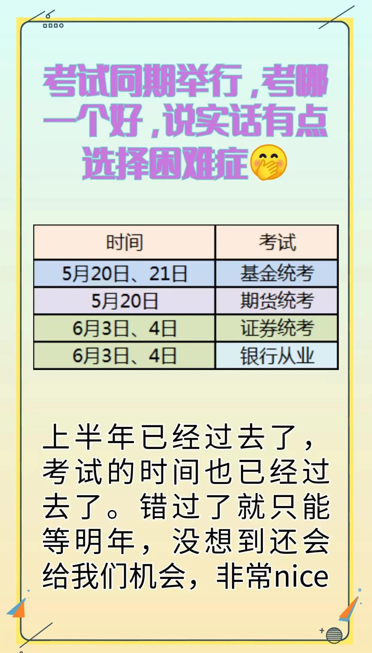 证券从业资格科目时间(证券从业考试每科考试时间)